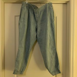 Women’s Old Navy Denim Joggers Sz L